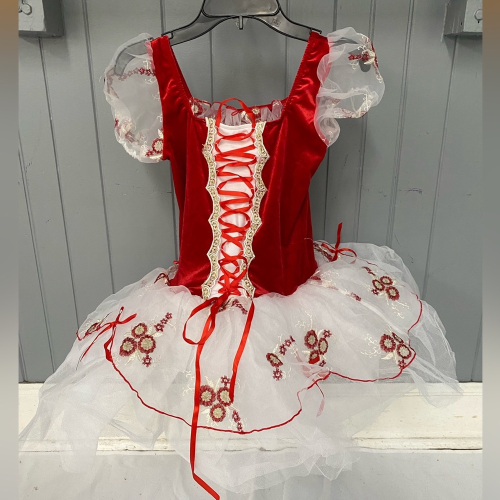 Revolution The Sound of Music Red & White Tutu - Ballet Dance Costume